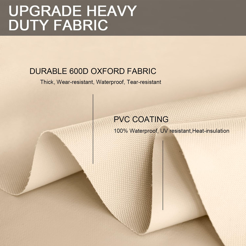 CKCLUU folded with storage bag for compact off-season protection and convenience