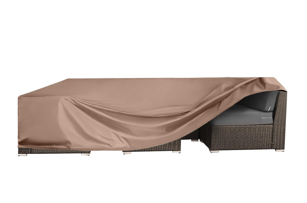CKCLUU front view showing full cover protecting a large sectional and saving time