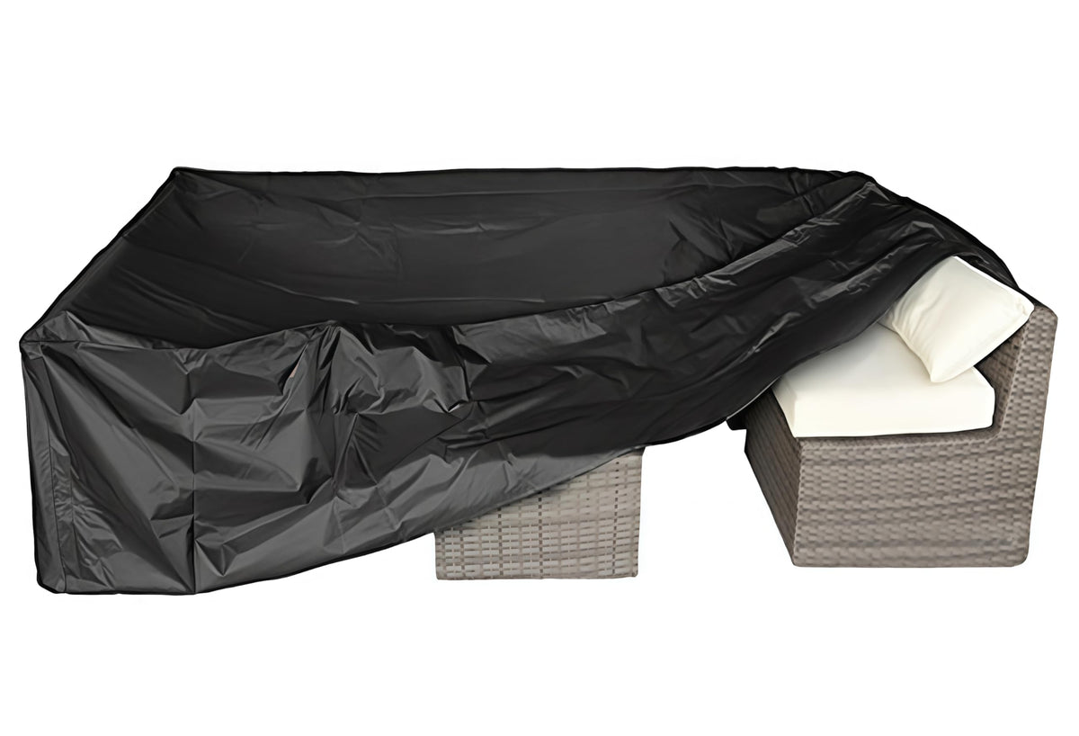 CKCLUU front view of covered sectional showing full protection and clean lines