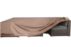 CKCLUU front view of cover on large sectional protecting furniture