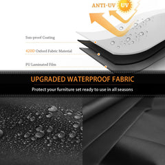 CKCLUU cover in balcony lifestyle setting keeping furniture clean