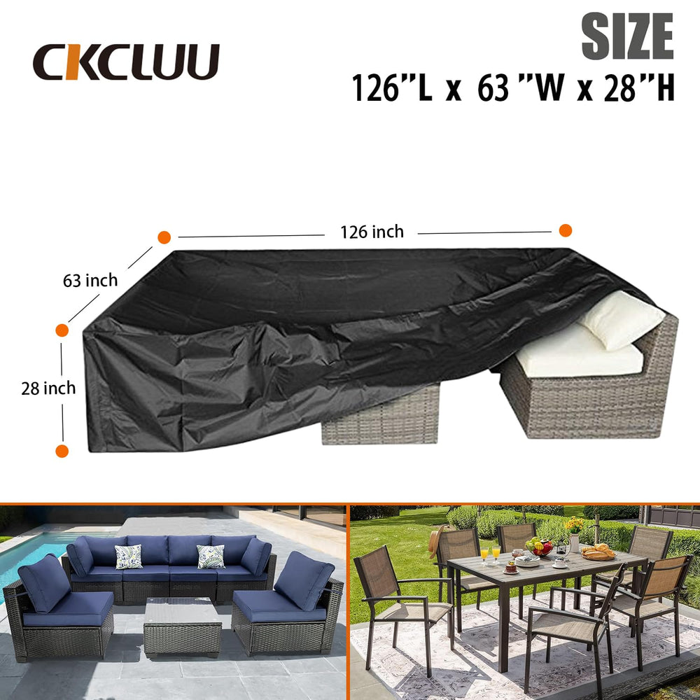 CKCLUU cover beside chair and table showing scale and fit advantage