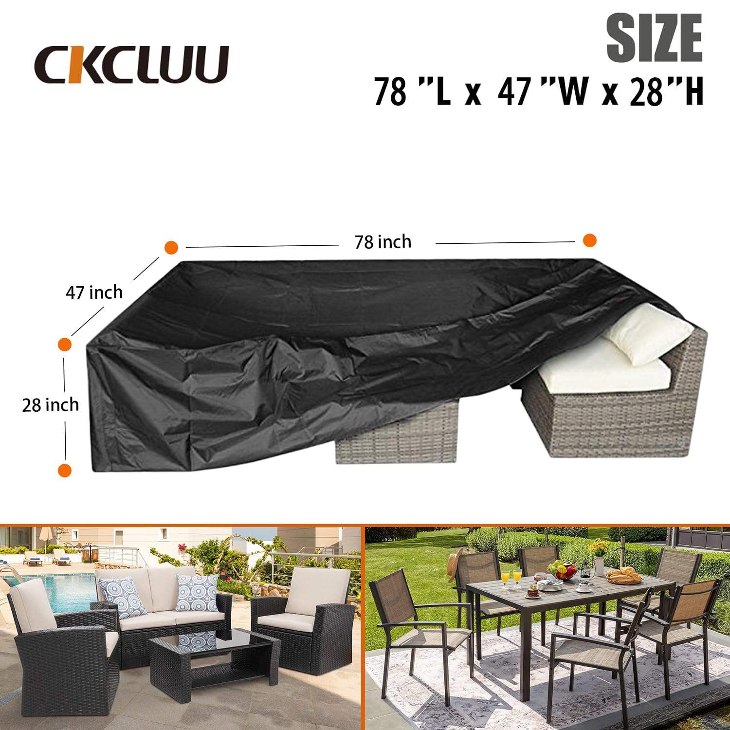 CKCLUU folded compact for storage saving space and convenience