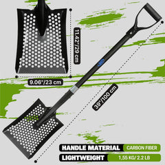 CKG close-up of carbon fiber handle and plastic grip for lighter, controlled use
