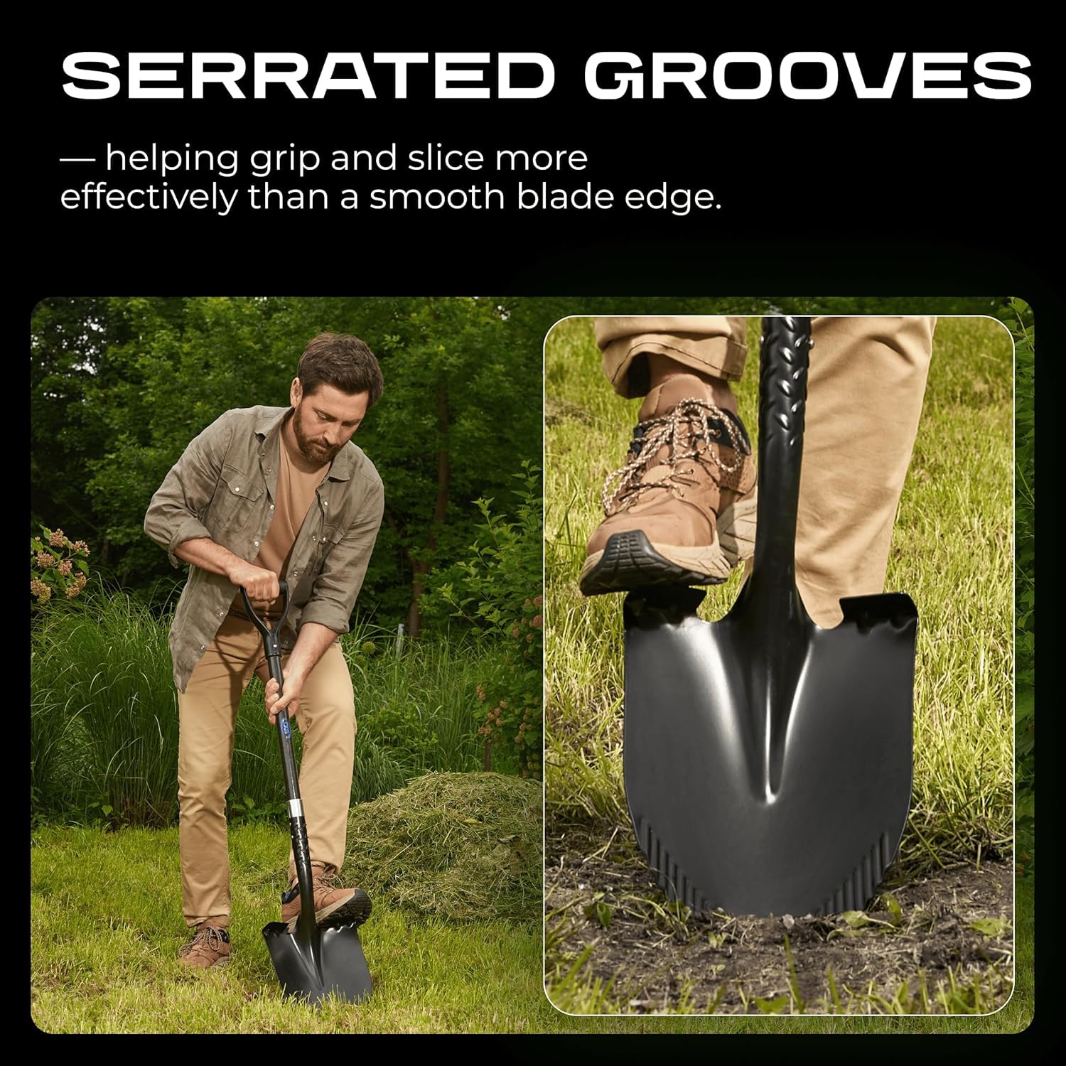 CKG D-grip detail highlighting ergonomic comfort and improved leverage