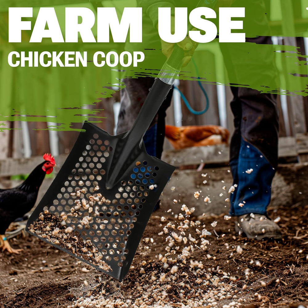 CKG being used in chicken coop speeding up manure and bedding removal