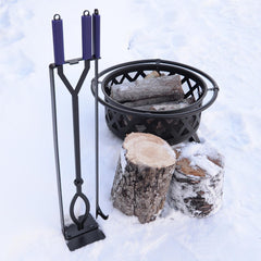 CKLT close-up of serrated tongs gripping log for secure handling