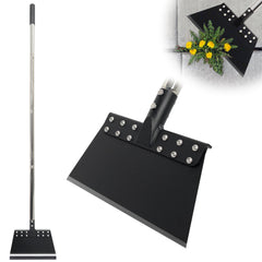CKLT front view of full 65-inch weed scraper showing reach and blade benefit