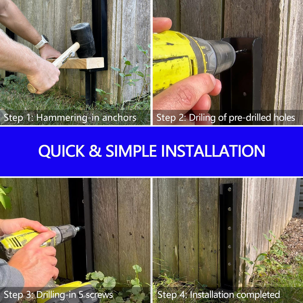 CKLT lifestyle scene repairing a fence demonstrating fast reinforcement and neat finish