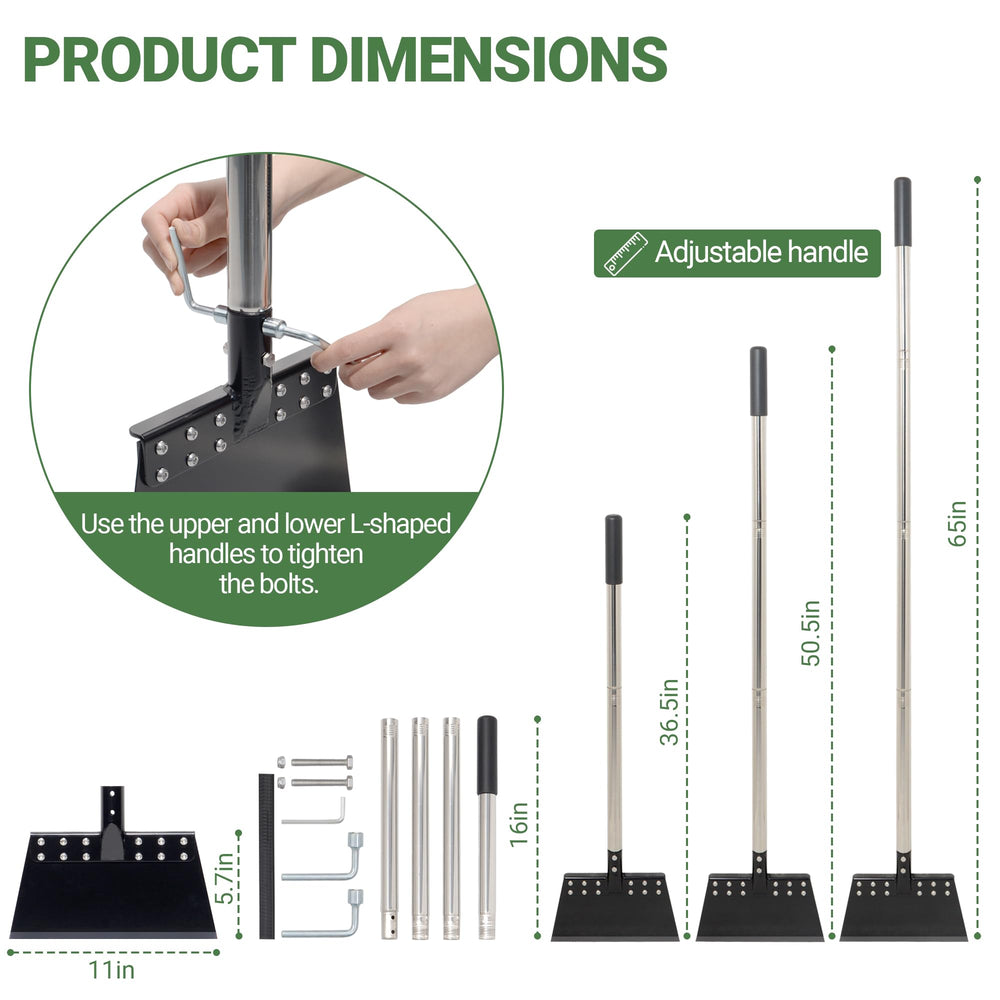 CKLT length shown with measuring tape to illustrate 65-inch reach advantage