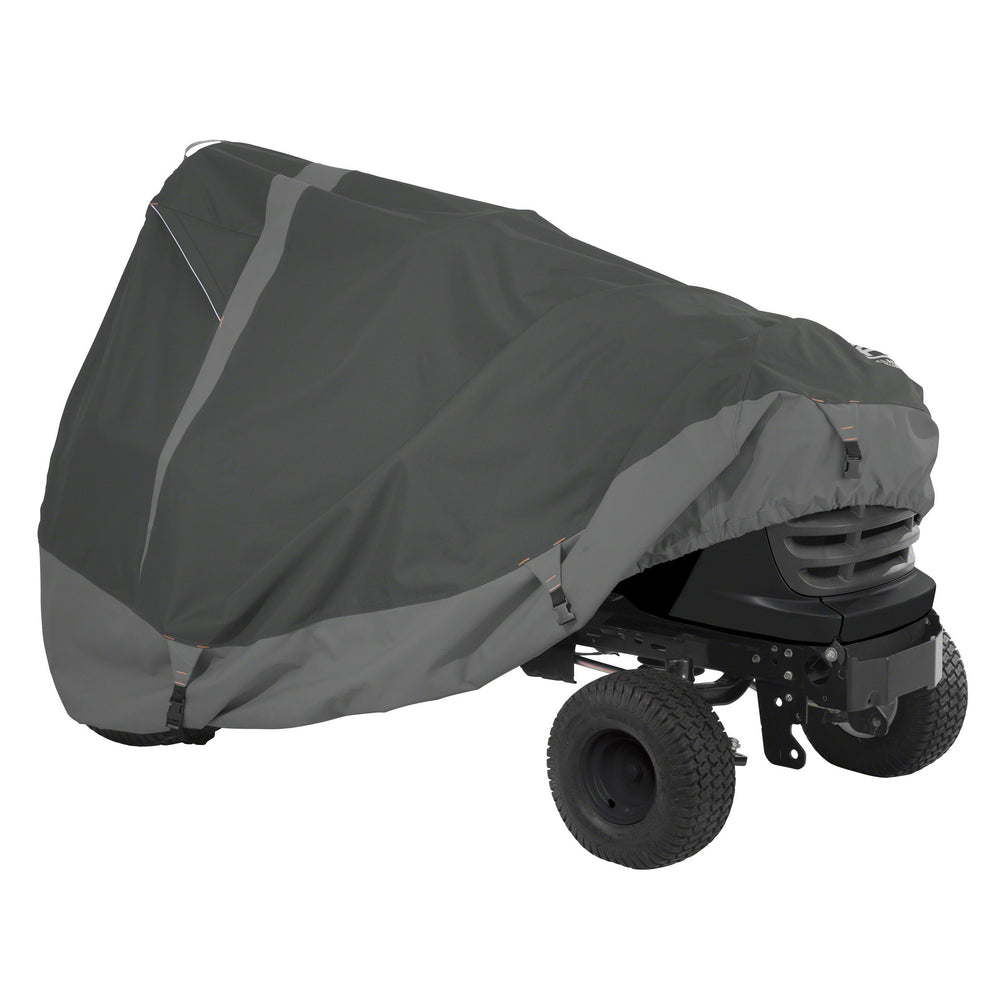 Classic Accessories close-up of heavy-duty fabric highlighting water resistance