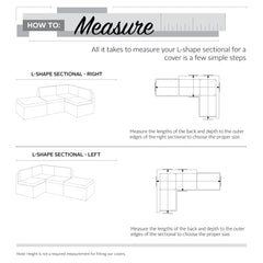 Classic Accessories cover installed on right-facing sectional showing tailored protection benefit