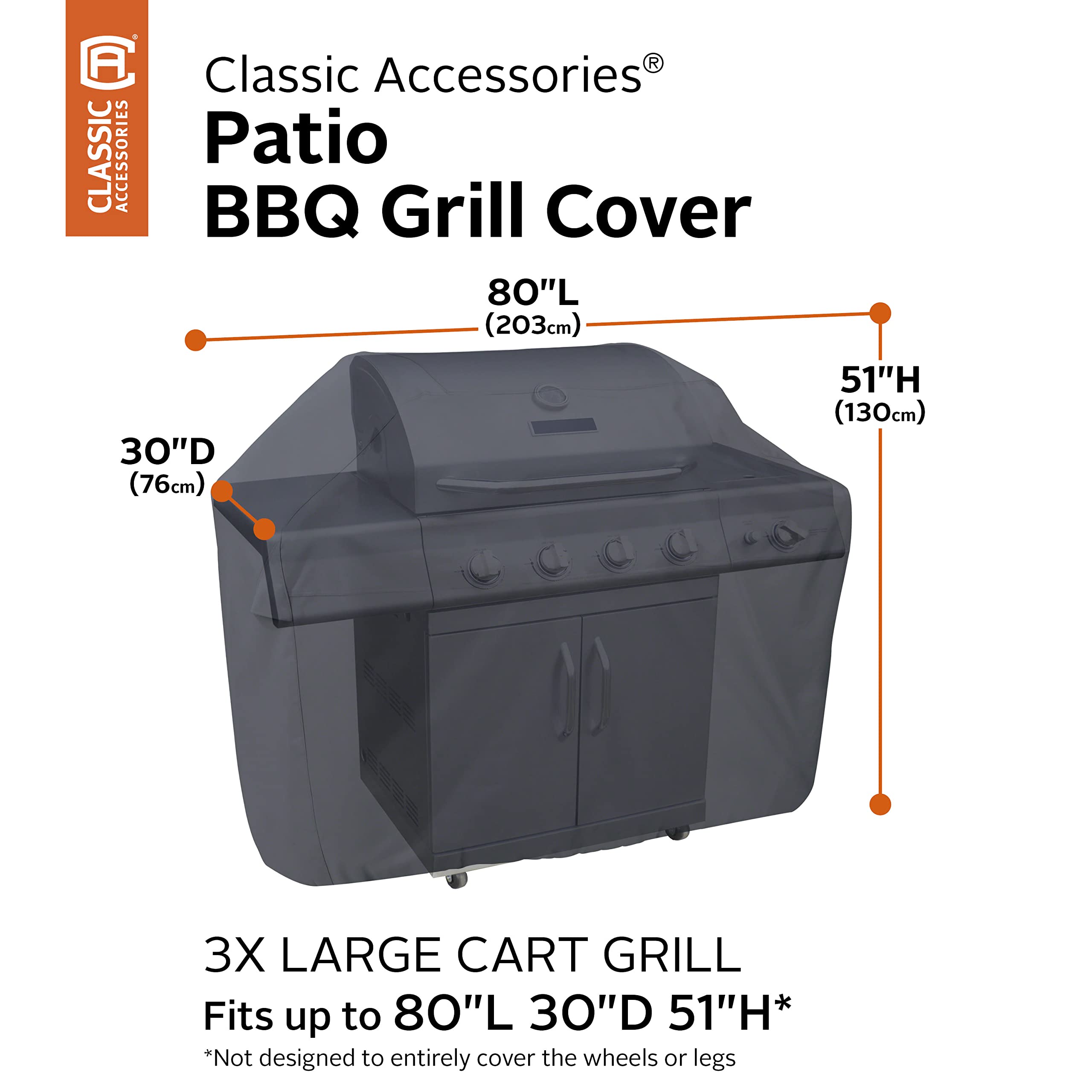 Classic Accessories elastic hem and cord providing custom-like secure fit
