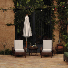 Classic Accessories chaise lounge cushion in use on patio offering relaxed support