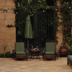 Classic Accessories Montlake styled on patio floor to show aesthetic and outdoor appeal