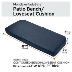 Classic Accessories Montlake foam cross-section showing layered core for balanced support