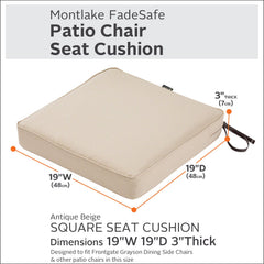 Classic Accessories cross-section of layered foam showing supportive core and soft outer layer