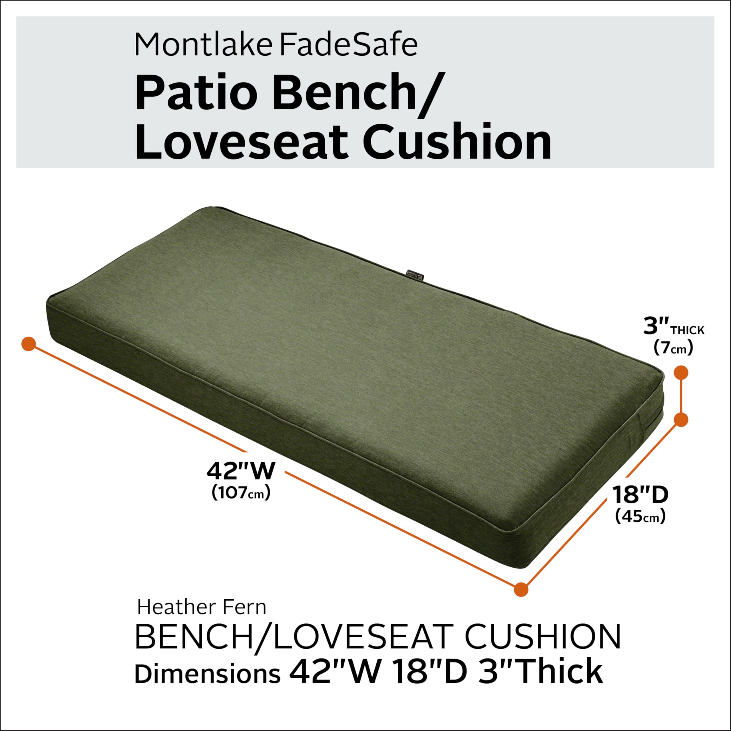 Classic Accessories foam cross-section showing dense core and soft outer layer for support