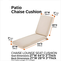 Classic Accessories foam cross-section showing dense core with softer outer layers comfort