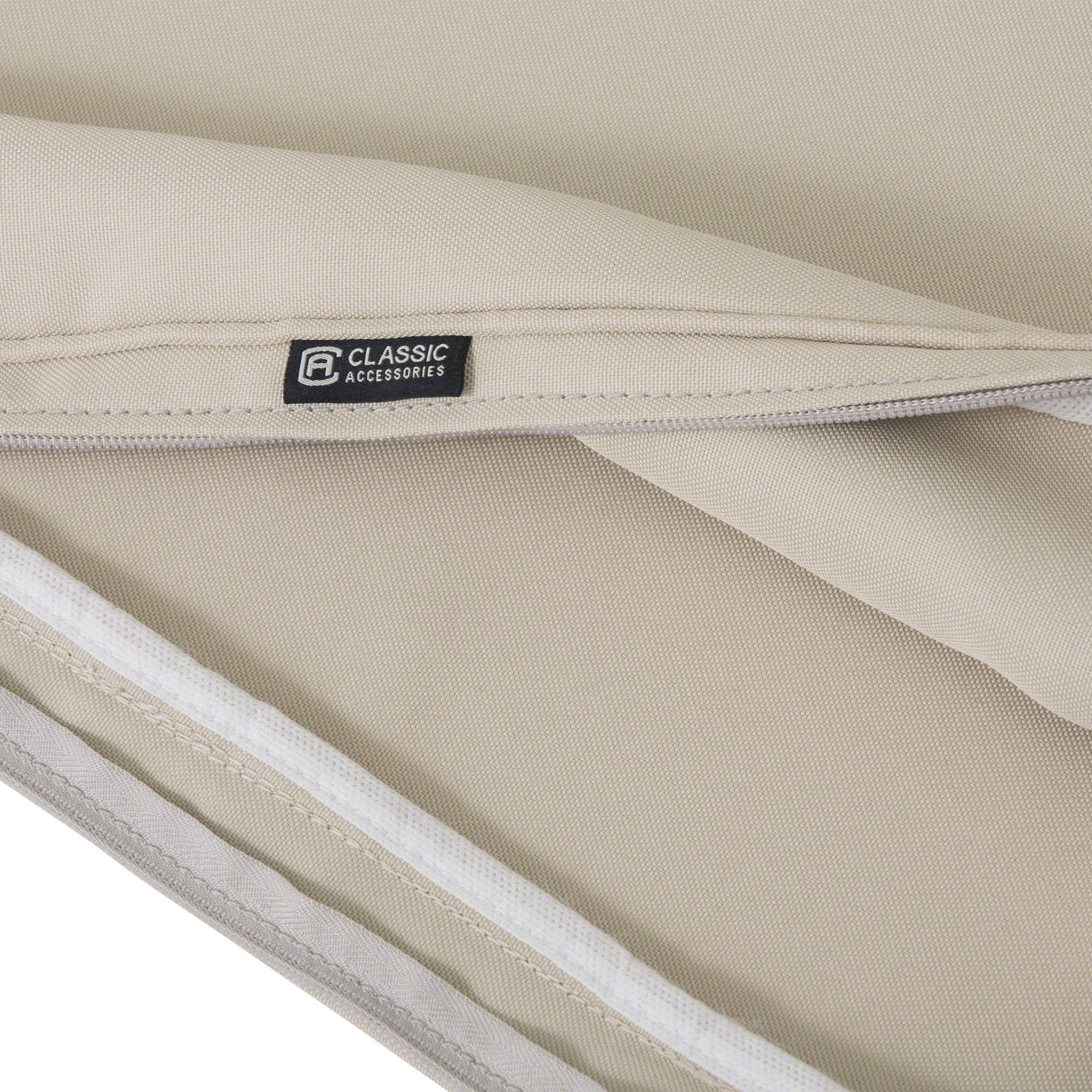 Classic Accessories cushion in patio setting enhancing outdoor decor