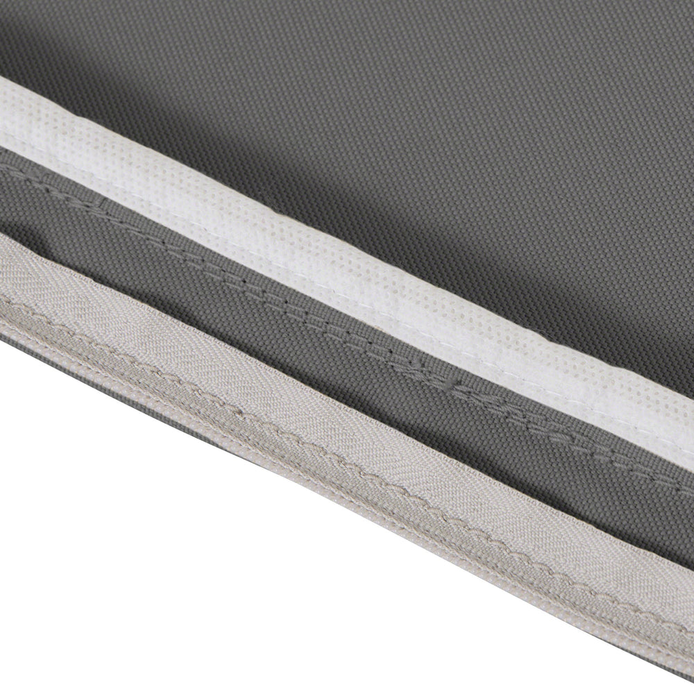 Classic Accessories Montlake light charcoal color swatch coordinating with decor