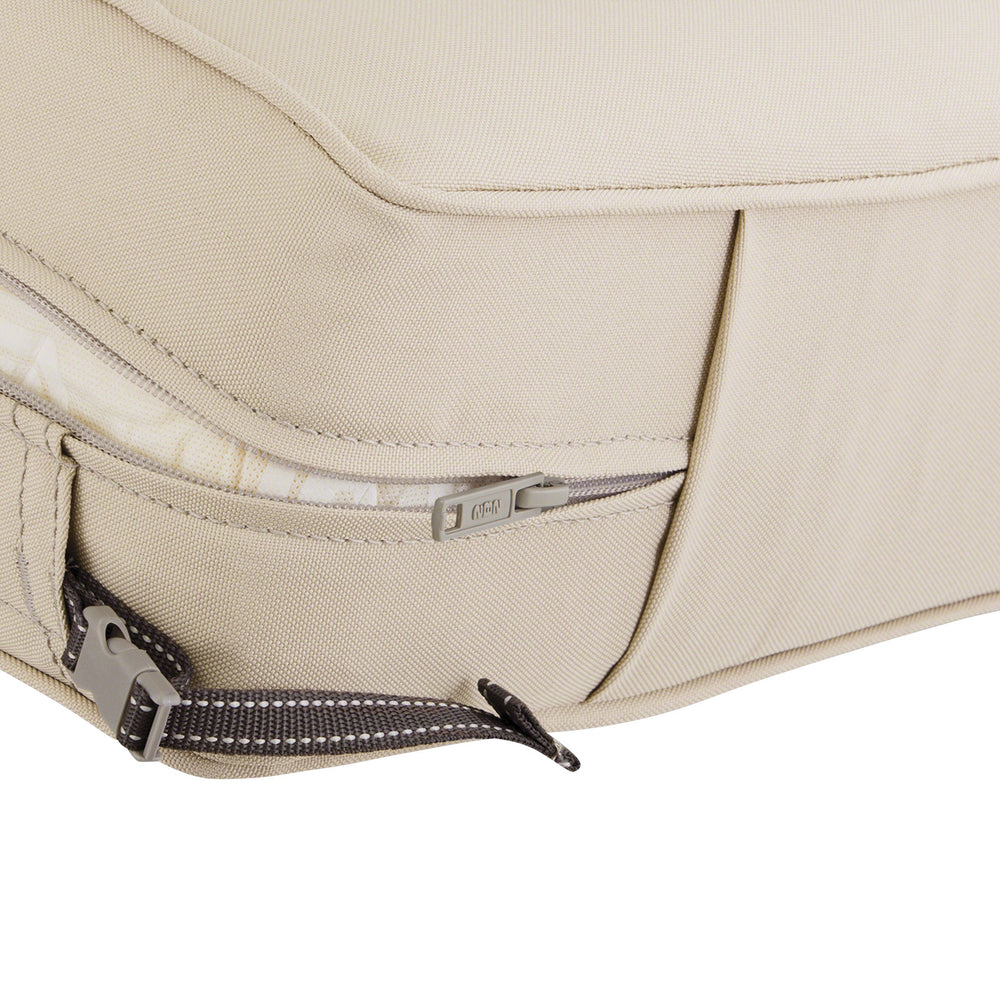 Classic Accessories locking zipper hidden in garage to protect furniture