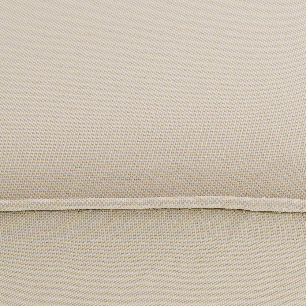 Classic Accessories cushion next to ruler showing accurate 25x25x5 size