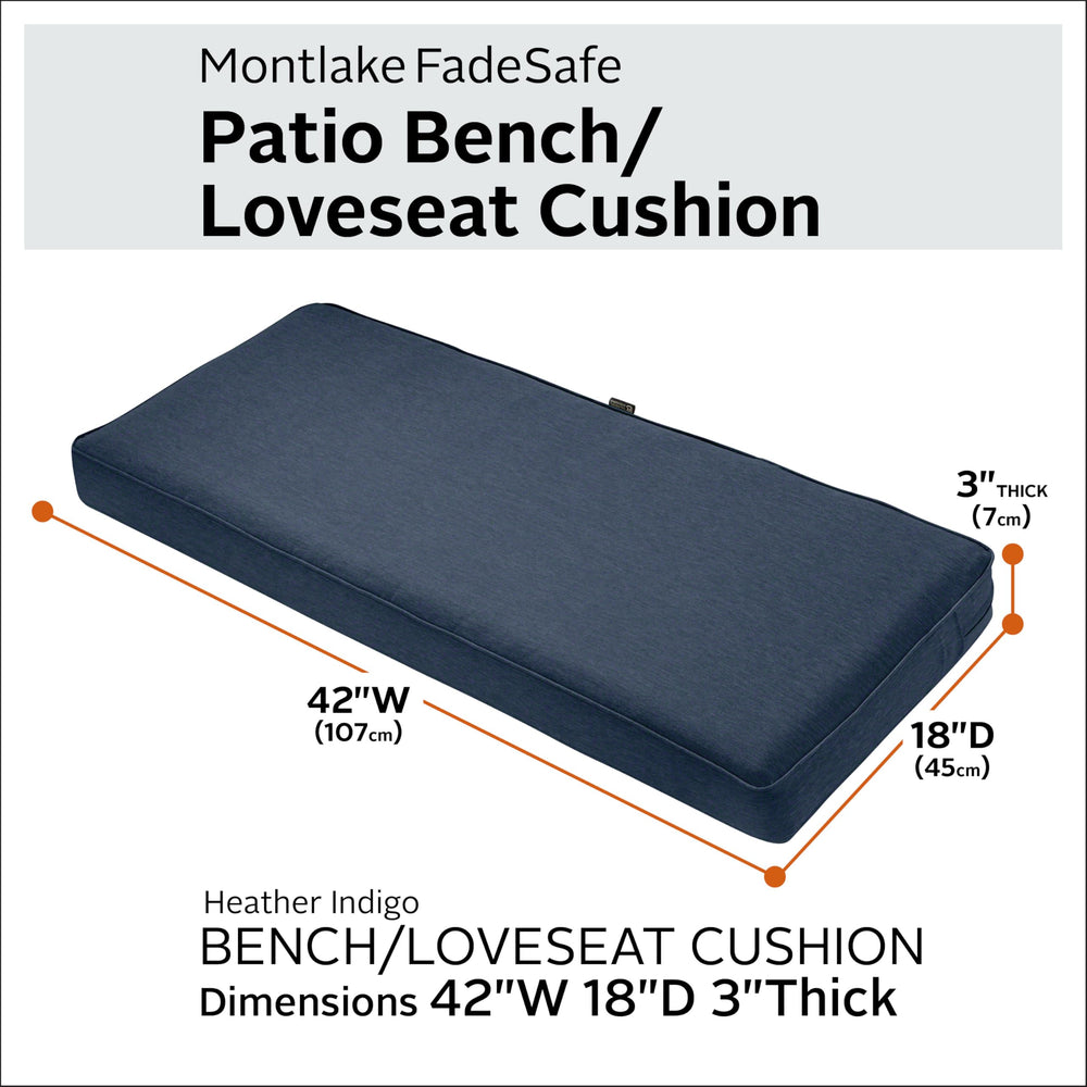 Classic Accessories Montlake side profile highlighting piping and double-stitched seams for lasting strength
