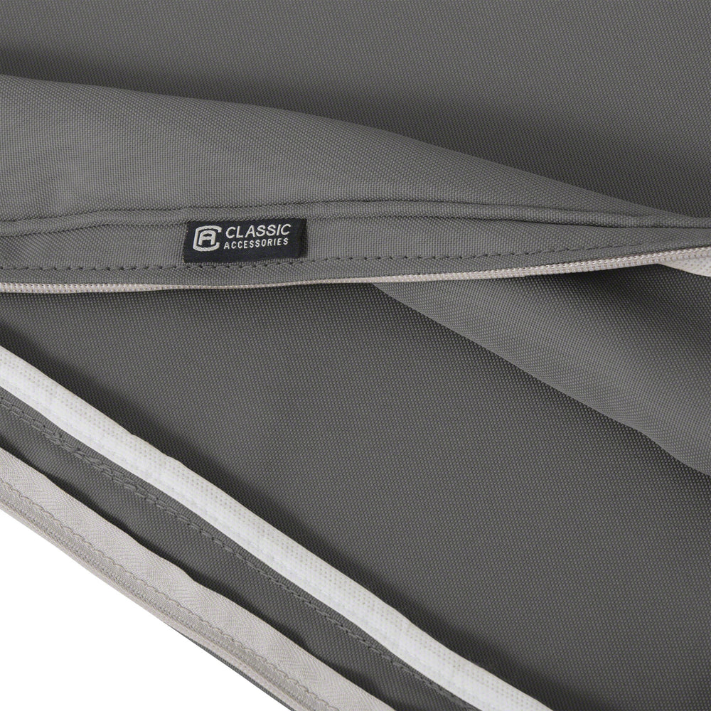 Classic Accessories Montlake size comparison with ruler showing exact dimensions
