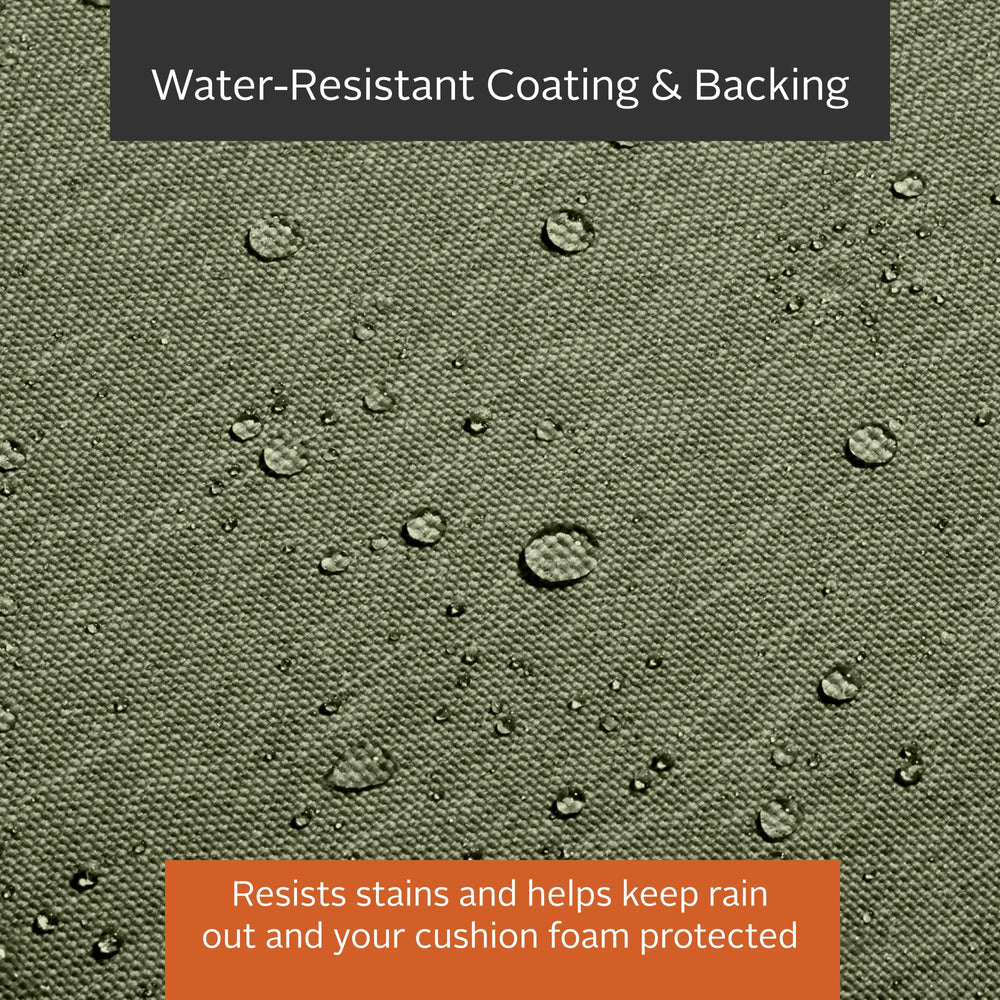 Classic Accessories Montlake water beading on surface showing water-repellent protection