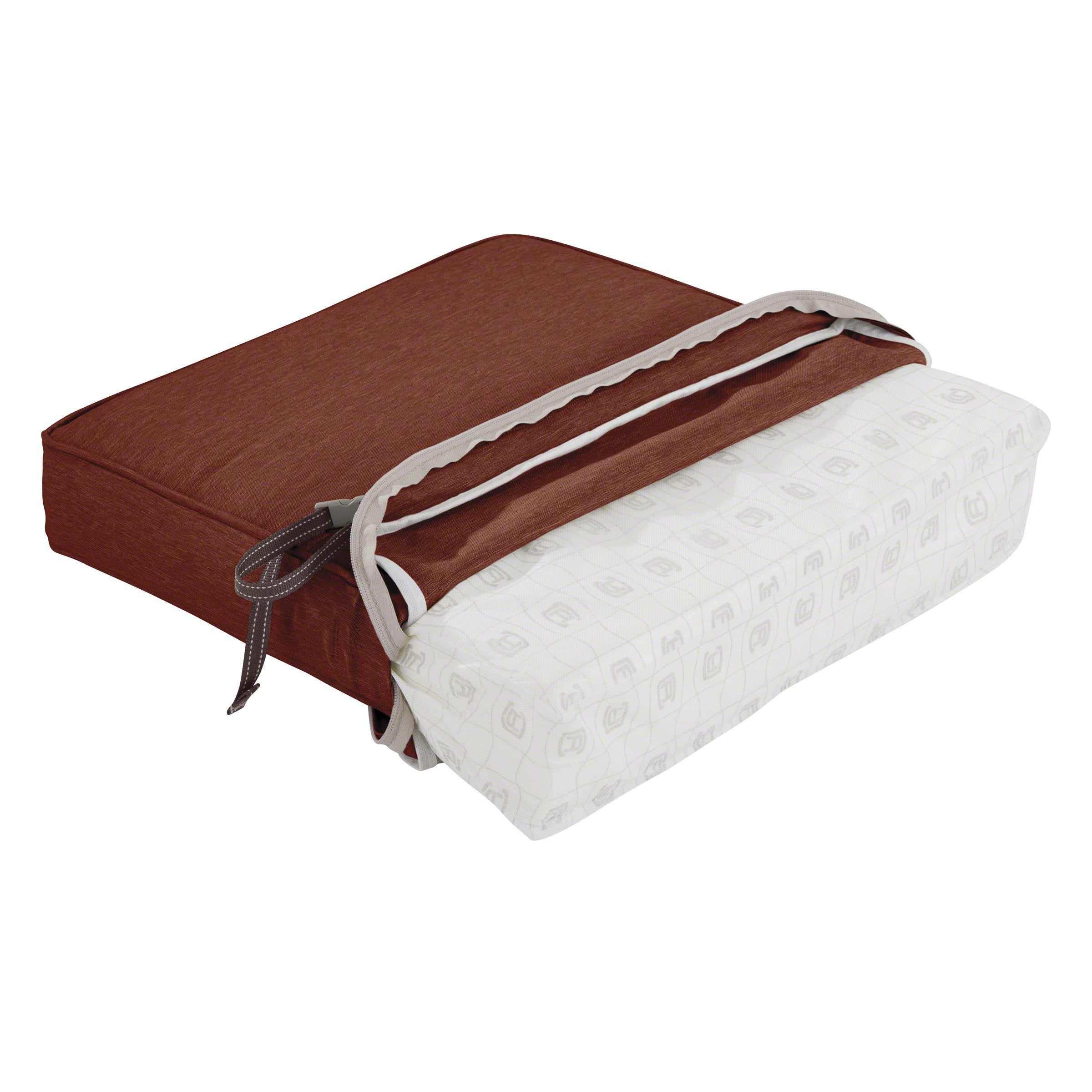 Classic Accessories water beading on fabric demonstrating water-repellent protection