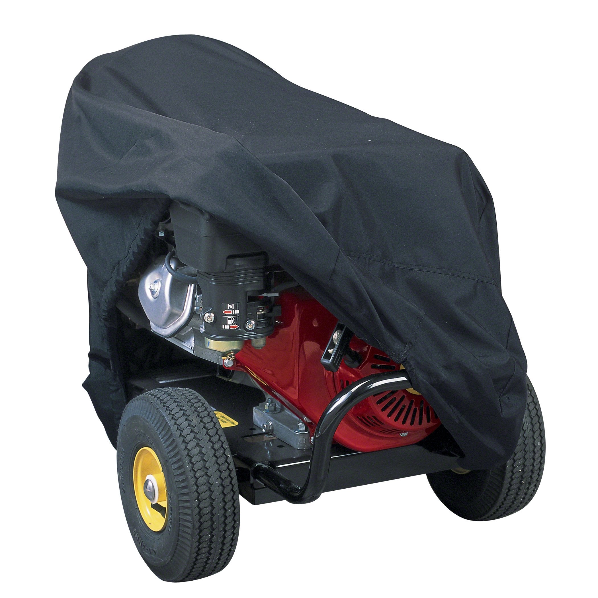 Classic Accessories front cover view protecting pressure washer and reel