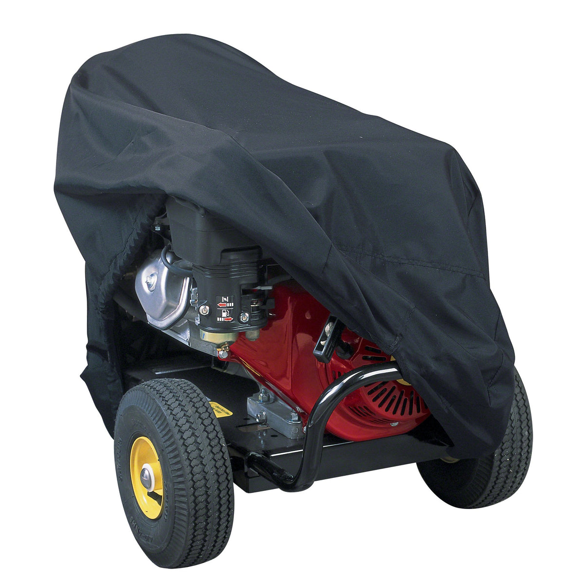 Classic Accessories front cover view protecting pressure washer and reel