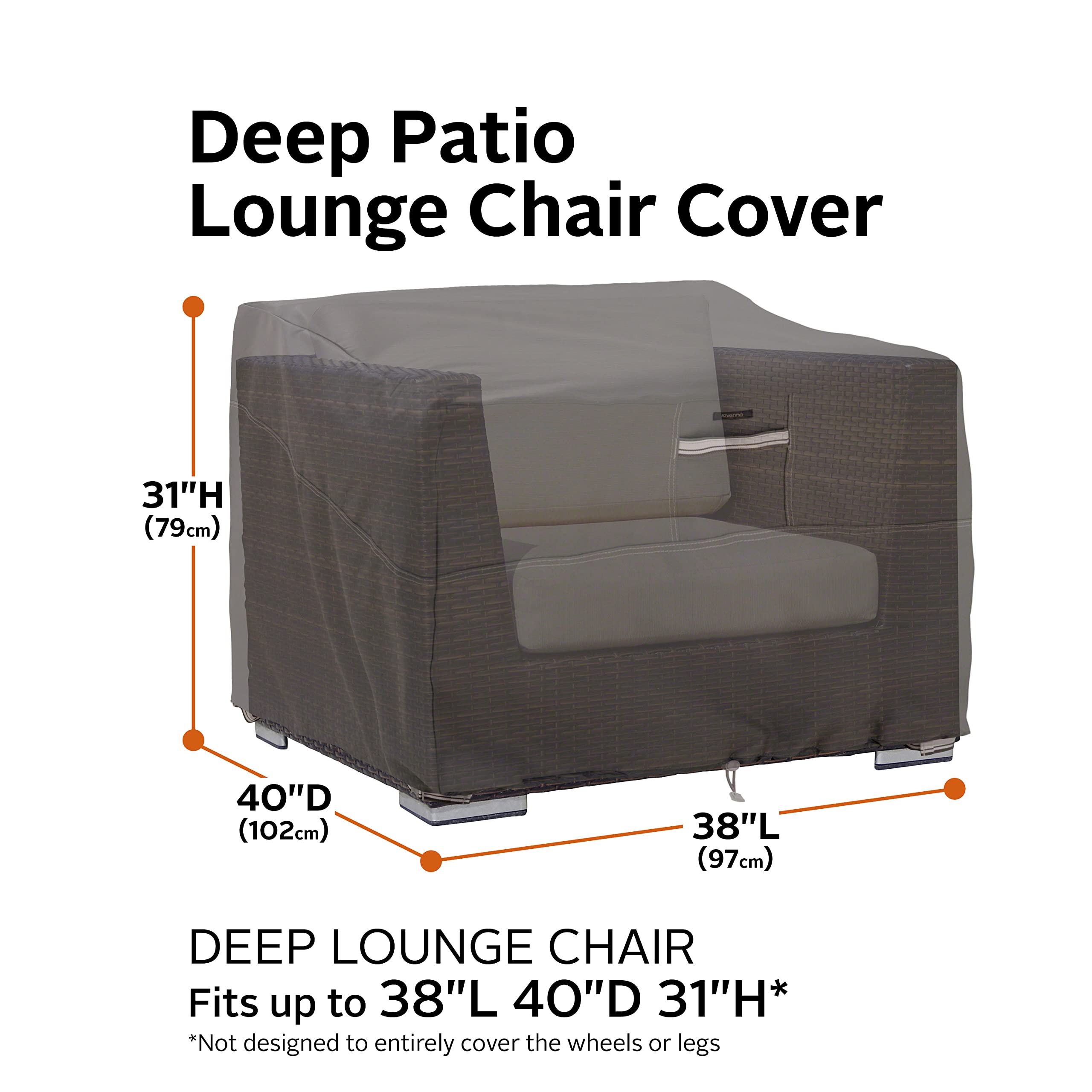 Classic Accessories Ravenna close-up fabric showing durable water-resistant texture