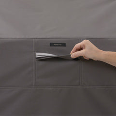 Classic Accessories Ravenna close-up of Gardelle One fabric showing texture and water resistance