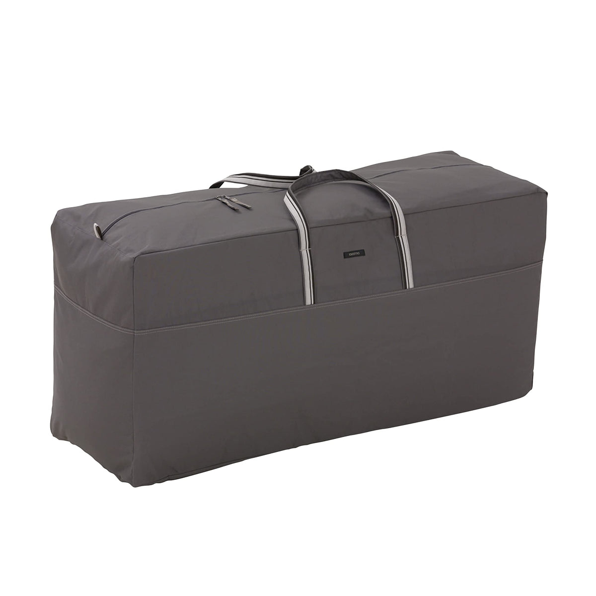Classic Accessories Ravenna front view showing compact storage and weather protection