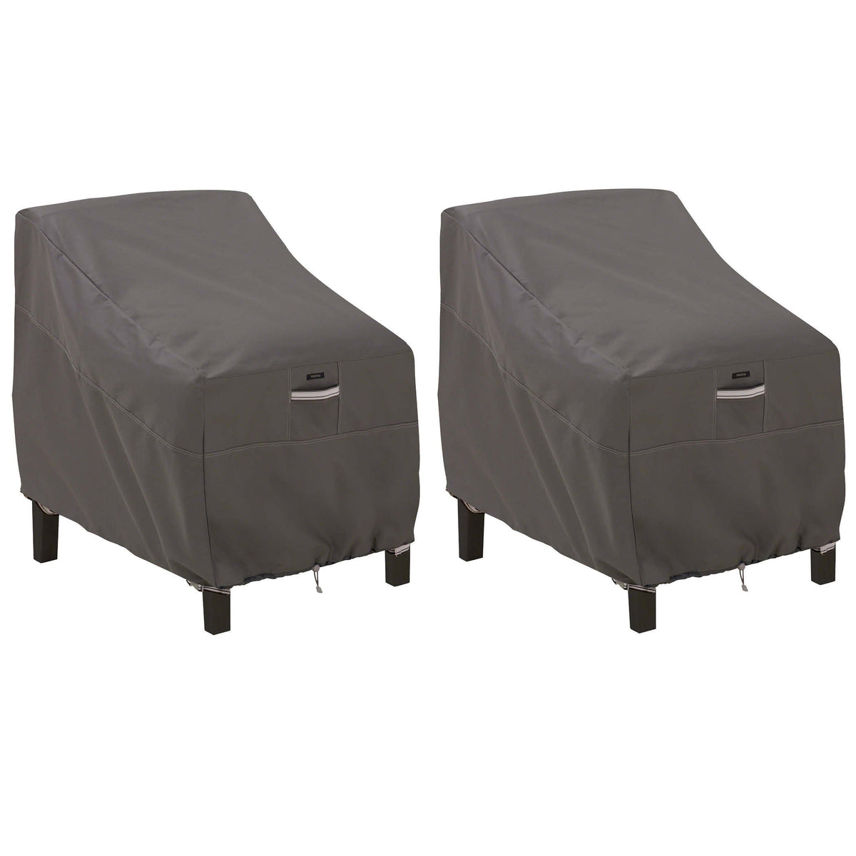 Classic Accessories front view of two-pack covers showing neat fit and protection