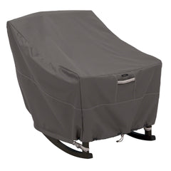 Classic Accessories Ravenna front view showing full taupe coverage and neat fit