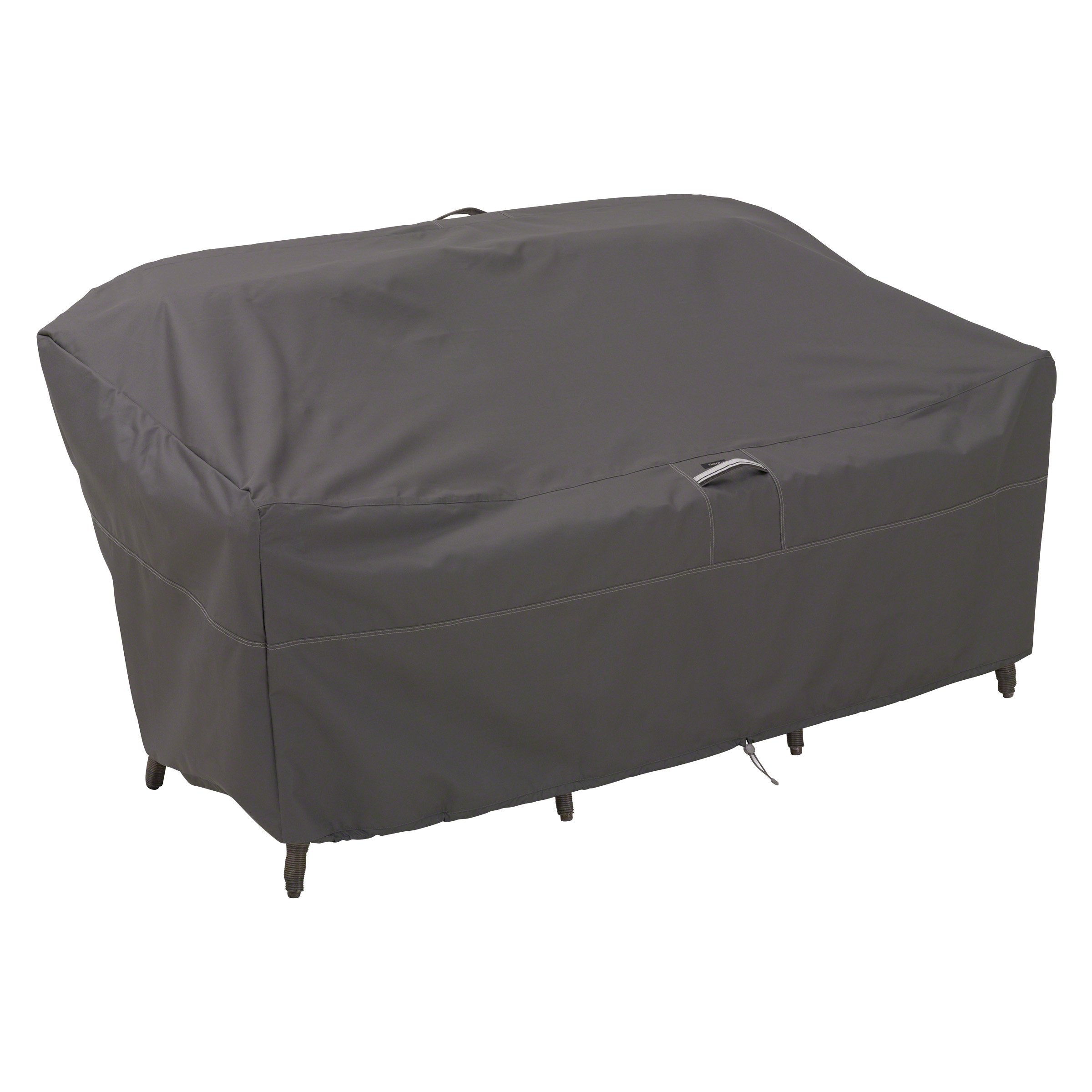 Classic Accessories Ravenna front view showing full sofa coverage and protection