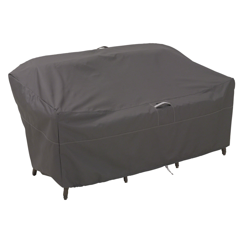 Classic Accessories Ravenna front view showing full sofa coverage and protection