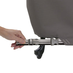 Classic Accessories Ravenna next to tape measure showing 76" fit for deep-seated loveseats