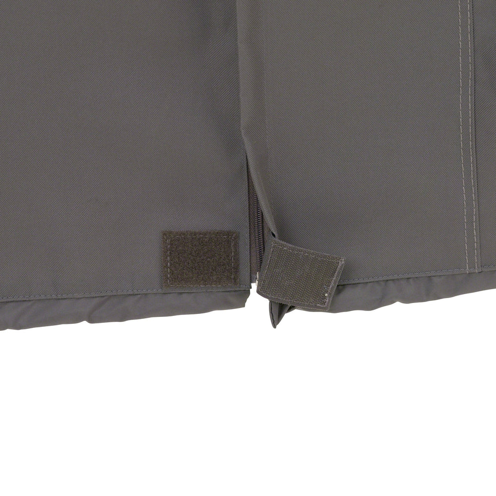 Classic Accessories Ravenna fitted on an 11-foot umbrella demonstrating correct scale