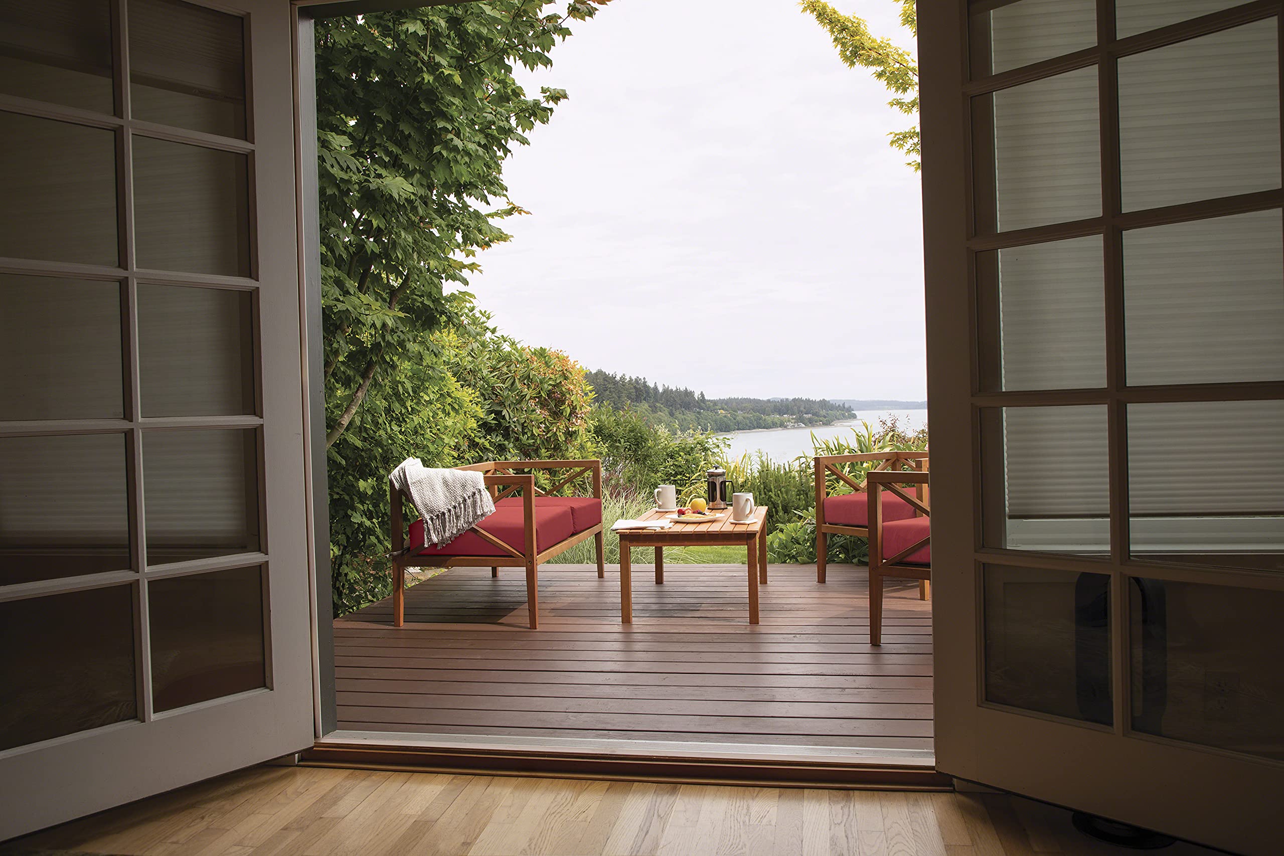 Classic Accessories Ravenna on chaise in patio setting adds stylish comfort