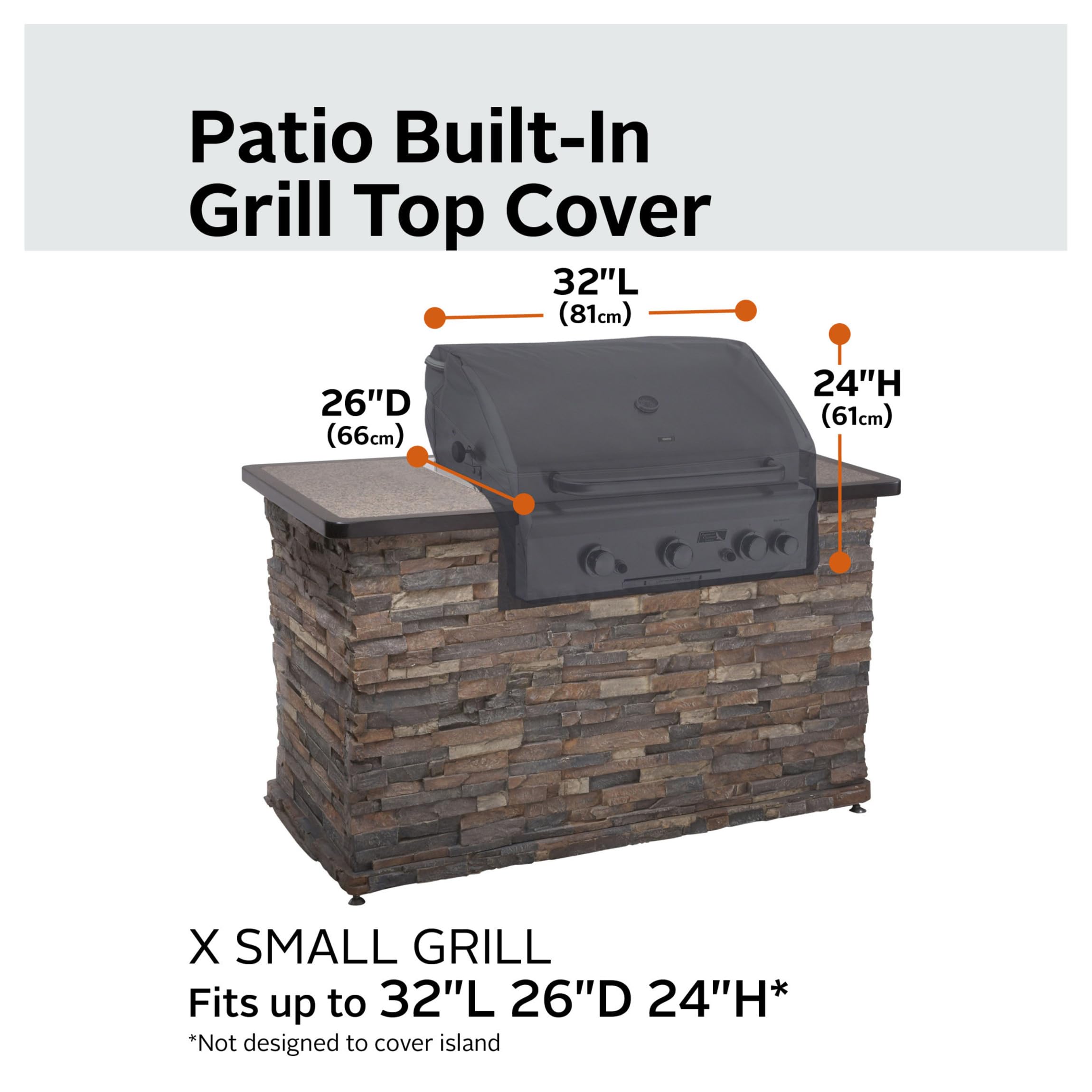 Classic Accessories padded handle detail making ravenna cover easy to remove