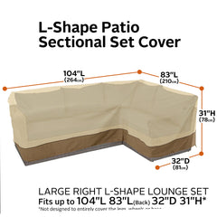 Classic Accessories seam and stitching detail showing reinforced durability benefit