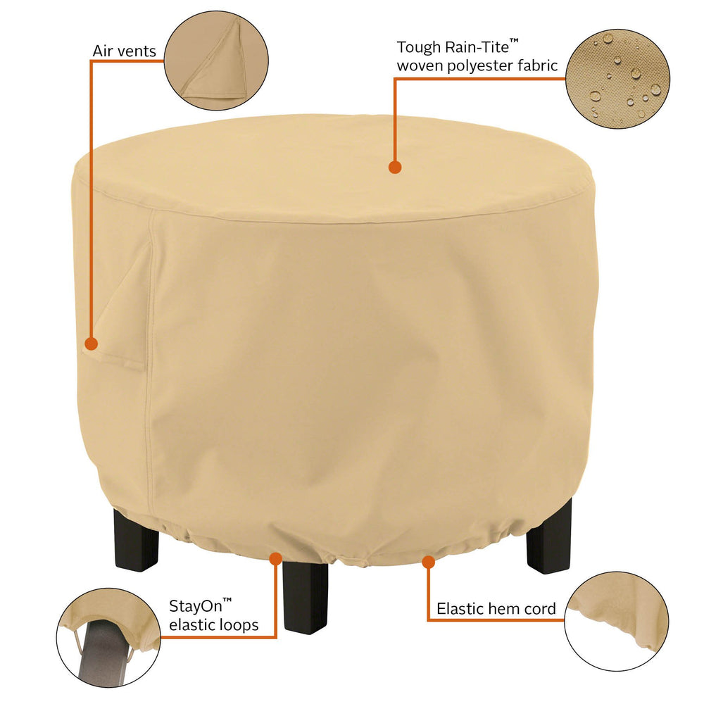 Classic Accessories elastic hem detail delivering snug fit and wind protection