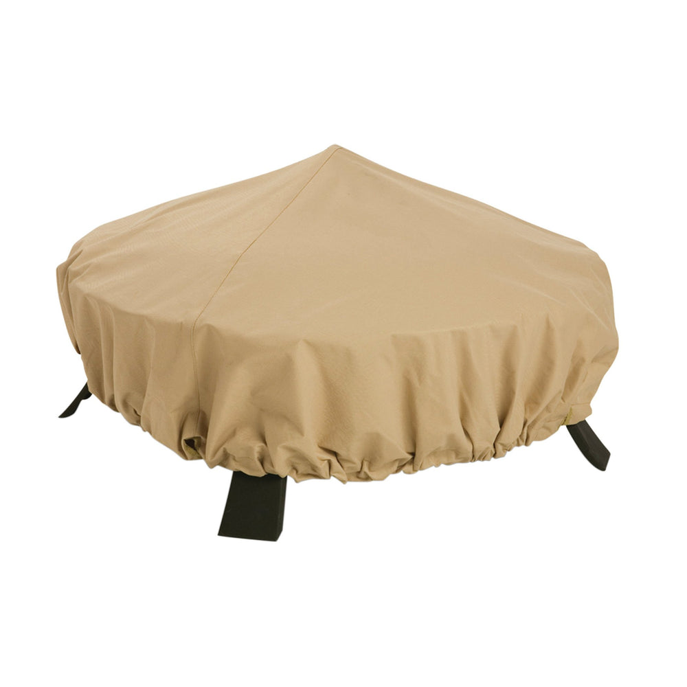 Classic Accessories front view of 44-inch round cover showing fit and style benefit