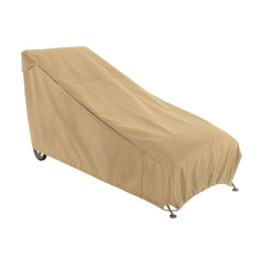 Classic Accessories front view showing full chaise cover and curb appeal
