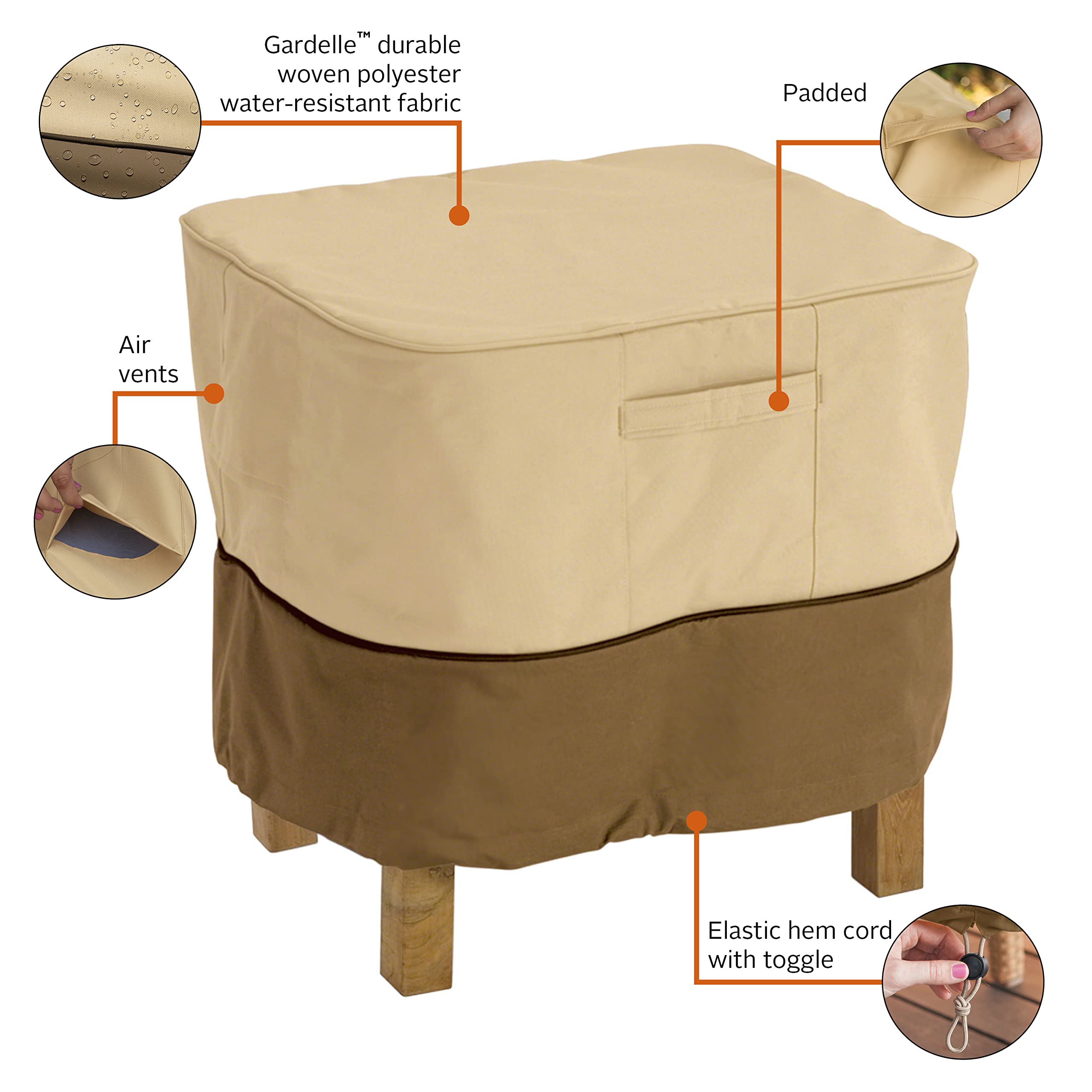 Classic Accessories air vent close-up reduces condensation and prevents wind lofting