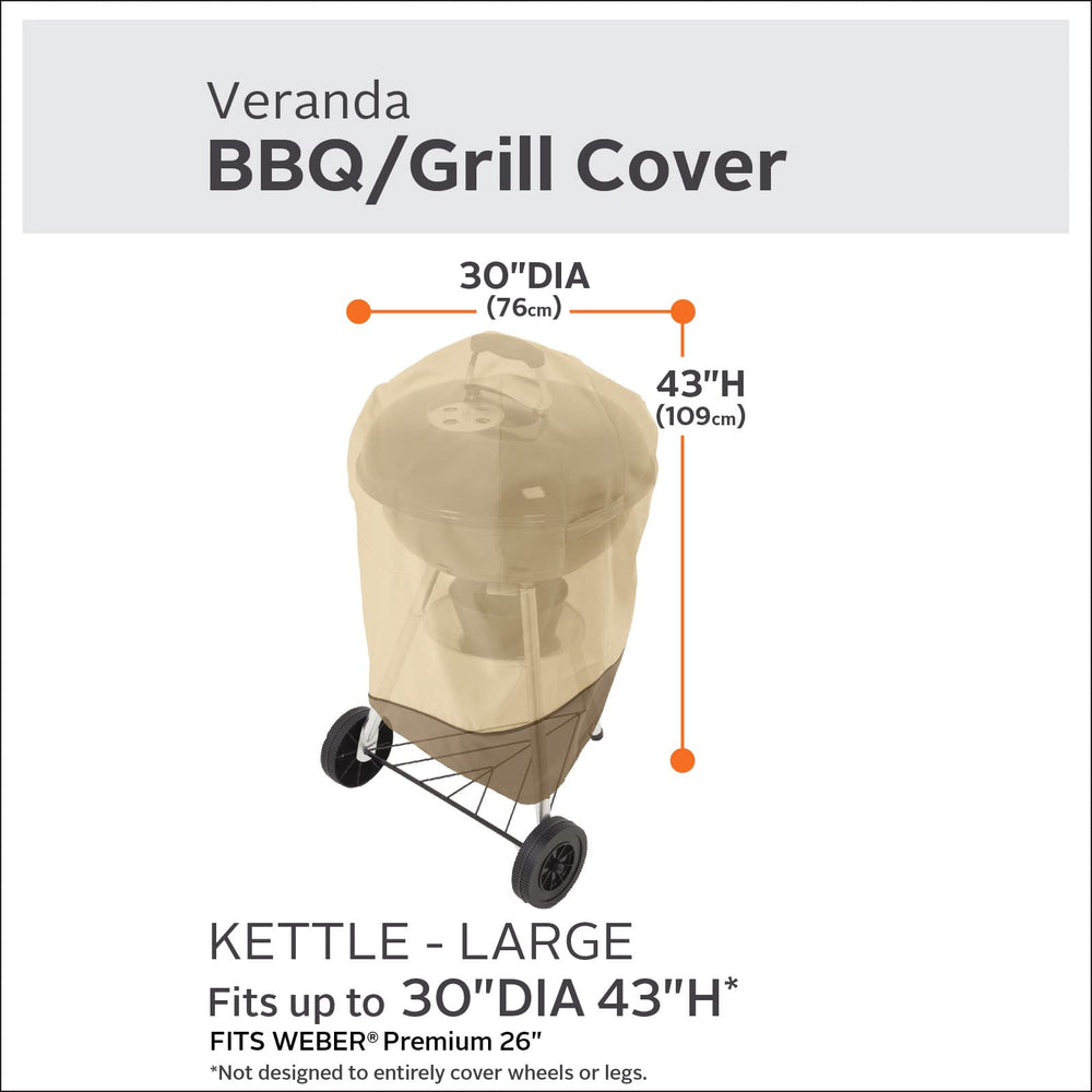 Classic Accessories Veranda close-up of Gardelle fabric texture and water repellency